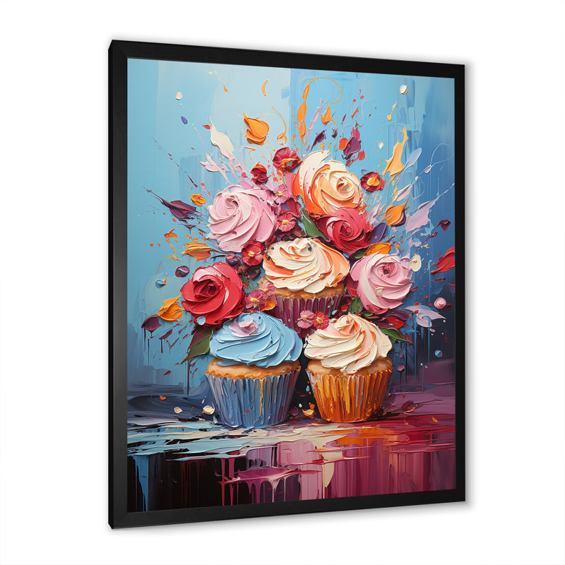 «Bursting Balloon Banter Abstract Popart», reproduction d'art sur toile_105717, H 40 po x l 30 po x P 1,5 po