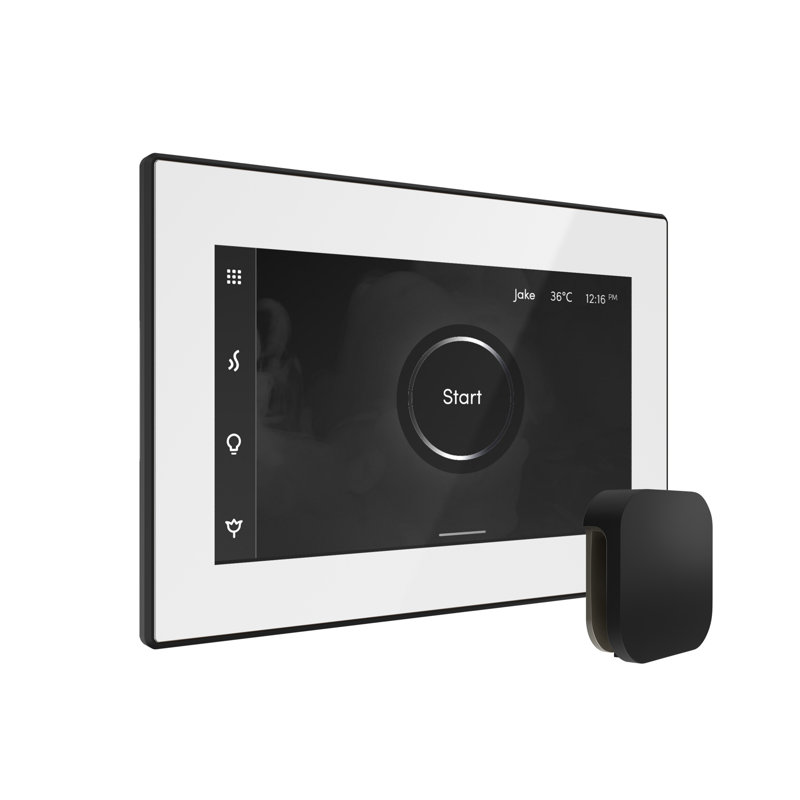 iSteamX Steam Shower Control and Steamhead, Matte Black