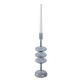 Sagebrook Home 11X4" Retro Bubble Taper Holder, Blue
