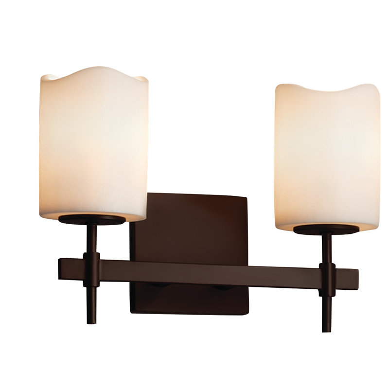 Burdette 2 - Light Dimmable Vanity Light, Cream, Matte Black