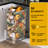 Balconera 43-QT Pull-Out Trash Can With Lid Single Bins Sliding Under Mount Kitchen Pullout Waste Container Trash Can