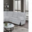 Porte-gobelet en forme de U en velours côtelé gris clair-994500247