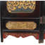Asian Classic Stained Wood Pivot Screen Door
