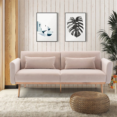 Janacia 68.5'' Velvet Reclining Loveseat