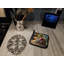 Paire de porte-casseroles Great pyrenees and Santa Claus