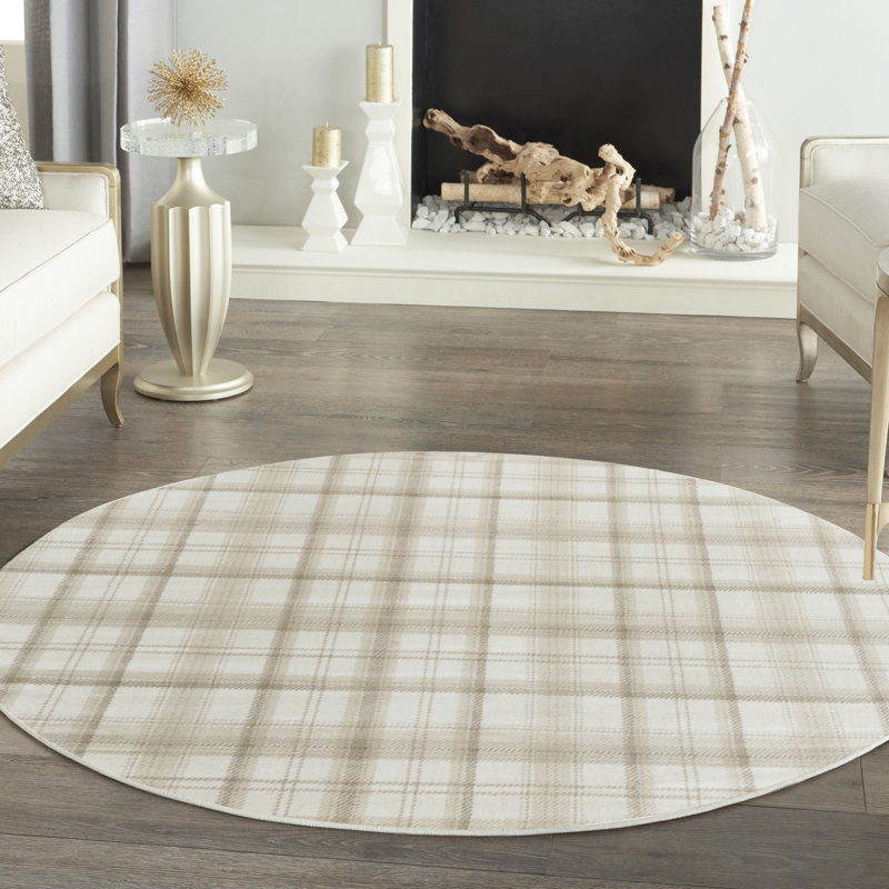 Yeraldo Plaid Indoor Rug, Rectangle 6' x 9'