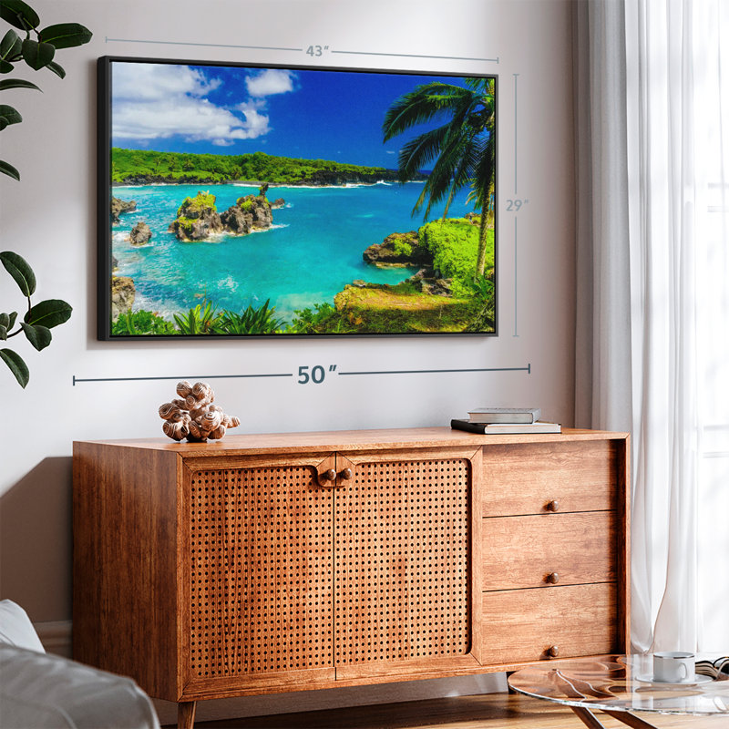 Hana Beach, reproduction sur toile, H 29 po x l 43 po