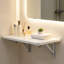 Space-saving Floating Wall-Mounted Rectangular Fold-Down Table-1487167567