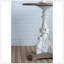Table basse ronde antique blanche