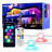 100FT Permanent Eave String Lights, RGB+IC LED Lights with App & Remote Control, 100 Scene Modes, IP67 Waterproof, Indoor Outdoor Decor Lights for Christmas, Halloween, Holiday and Daily Use-2074873616