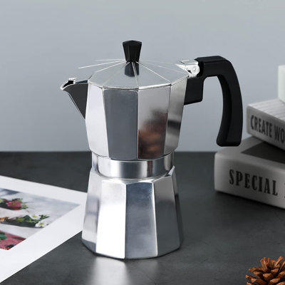 3 Cup Stovetop Espresso Maker Italian Moka Pot