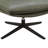 Genuine Leather Swivel Lounge Chair With Ottoman-118092875