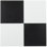 Carreau de vinyle 12 po x 12 po Sterling Black & White