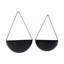 Desmondia Modern Metal Half Moon Wall Planters Set of 2-2130732331