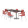 72" L Rectangular Breakroom Table and Chair Set