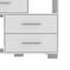 Commode Sohany, quatre tiroirs, deux tablettes ouvertes
