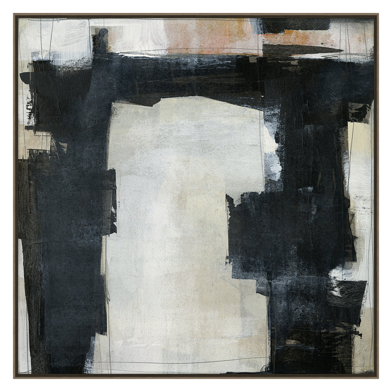 Meditations 5 Print by Maeve Harris, Walnut, 50" H x 50" W x 2" D
