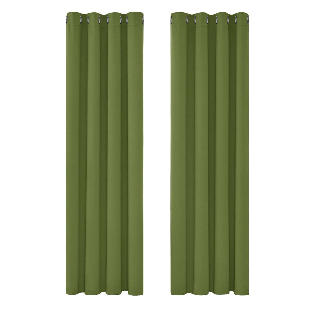 Polyester Blackout Grommet / Eyelet Curtain Pair