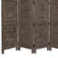 Cloison pliante en bois massif l 76 po x H 84 po-1765737445