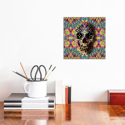 Skull Geo, Square by Ali Gulec - Wrapped Canvas Gallery-Wrapped Canvas Giclée