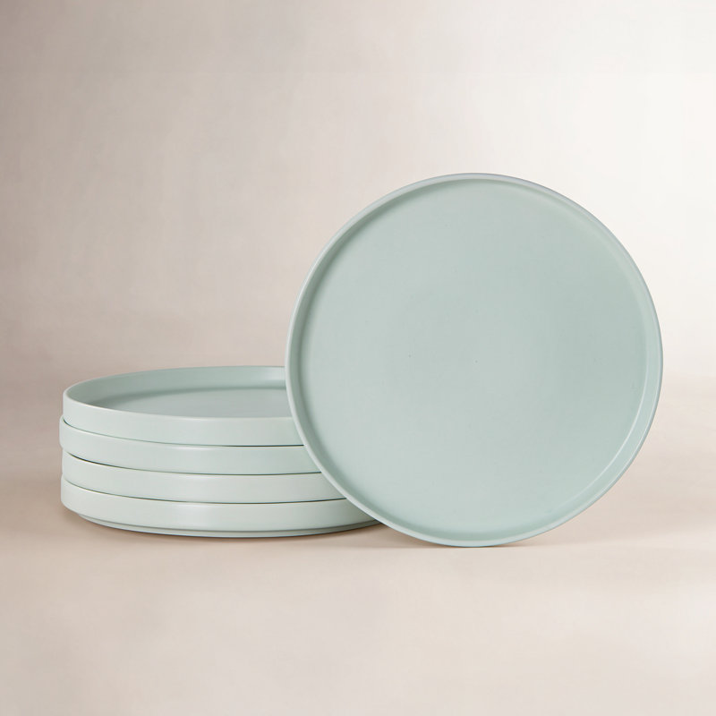 Xander 6-Piece Dinner Plate Set Porcelain, Lime Green