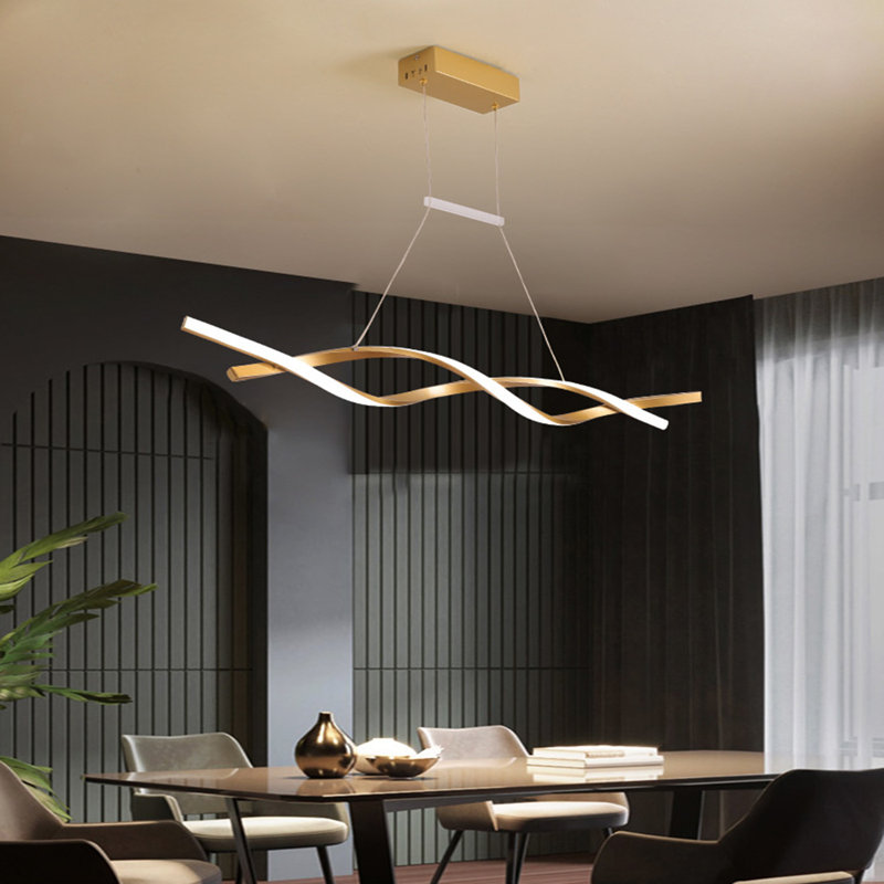 Chamaya 2 - Light Unique/Statement LED Chandelier, Gold