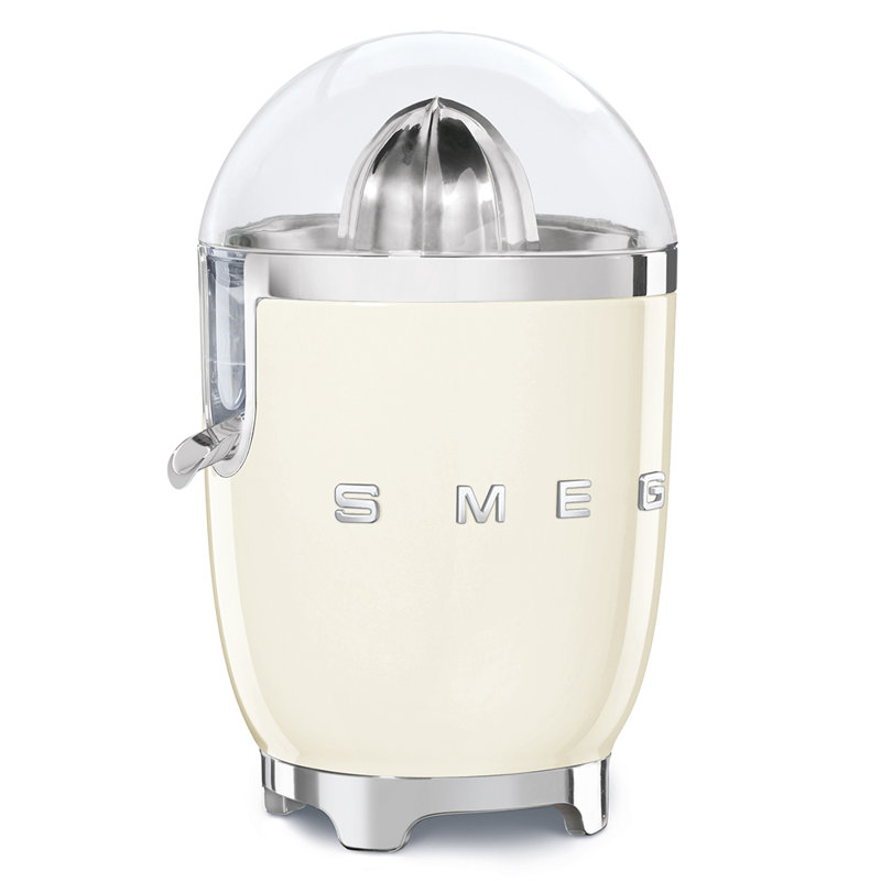 SMEG 50's Retro Style Aesthetic Citrus Juicer, Cream