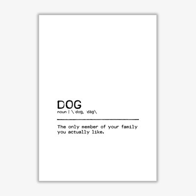 Dog Family - Print