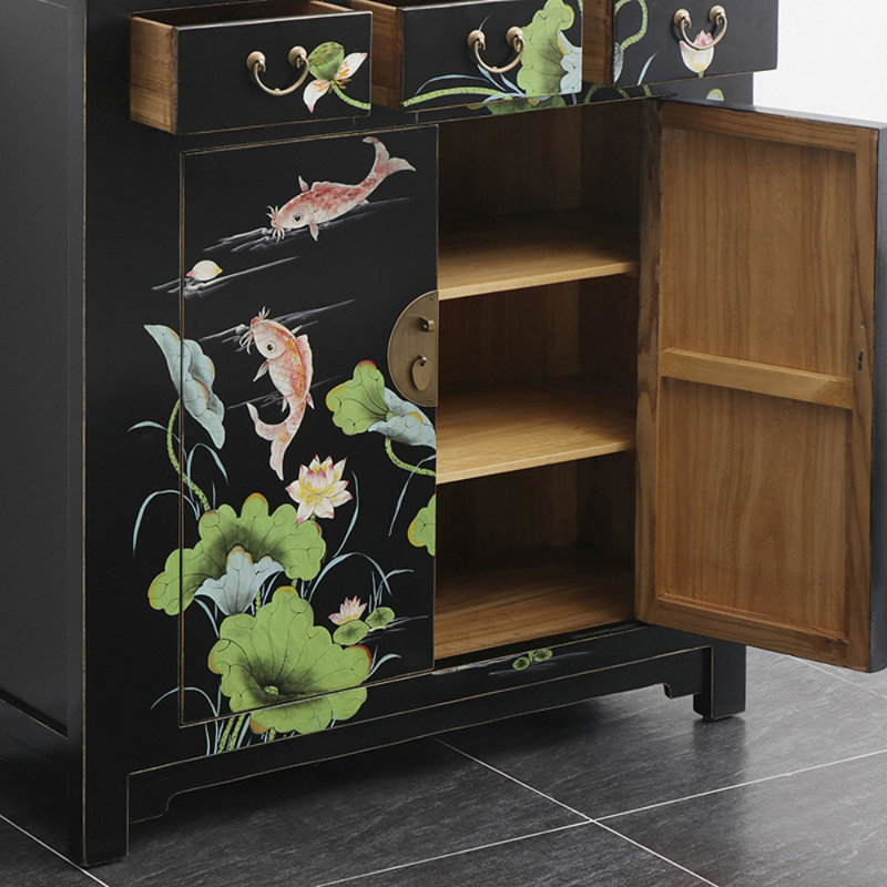 Armoire d'appoint peinte