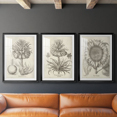 Fresco Crown Imperial II  -Custom Framed  Premium Print W Matt - 3 Pieces