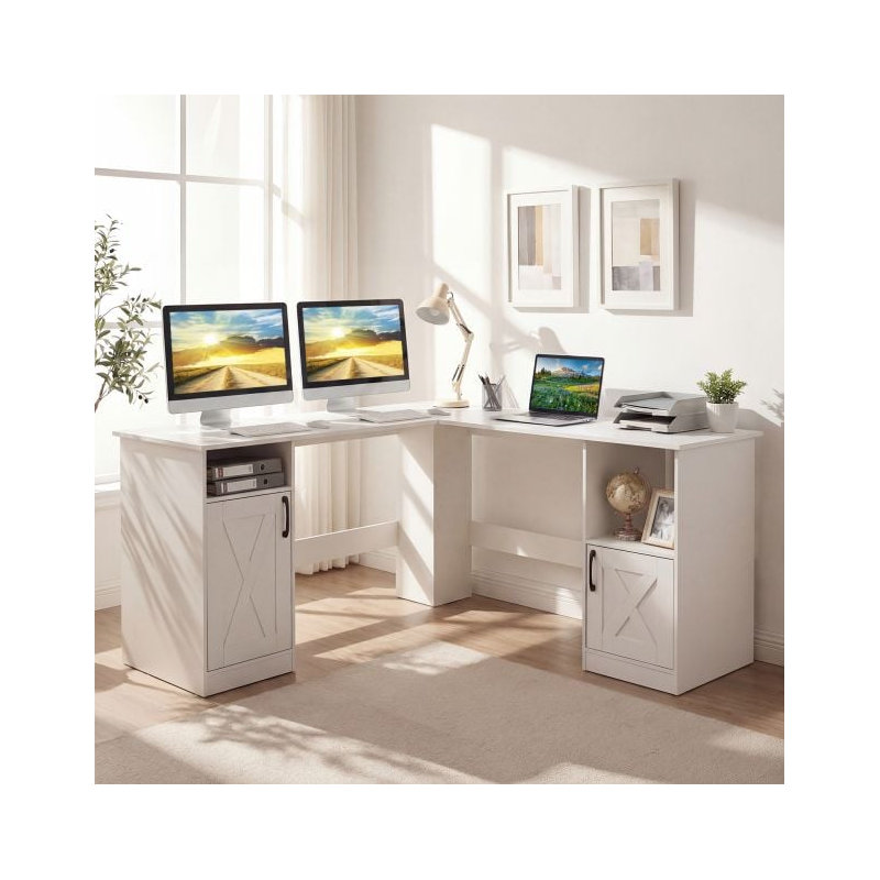L-Shaped Computer Desk