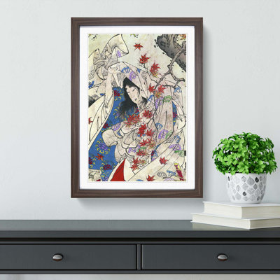 Autumn In Sumiyoshi by Tsukioka Yoshitoshi - Single Picture Frame Painting