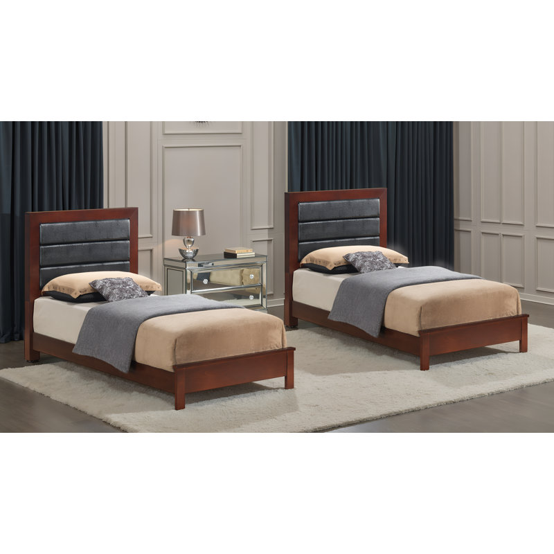 Ensemble de 2 lits simples Imatra, Cerisier, Lit simple