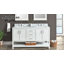 Meuble-lavabo simple 30 po Manhattan avec comptoir en marbre de Carrare, pré-assemblé-1001850159-994925596