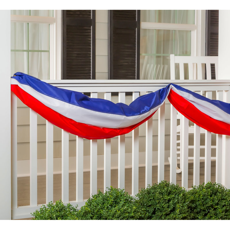 Drapeau de maison en nylon 2 faces 3 x 10 pi