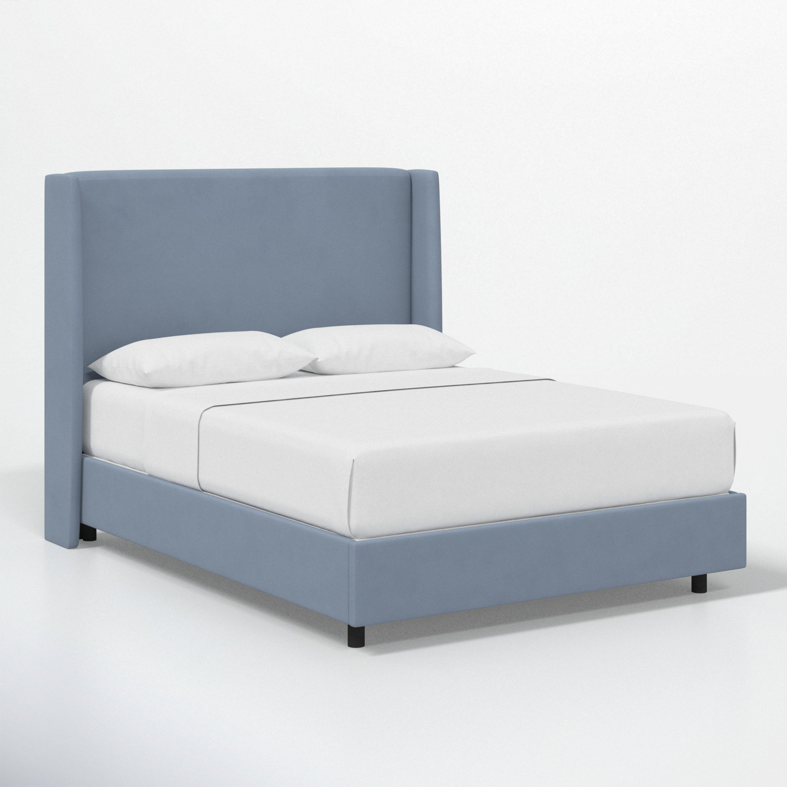 Tilly Upholstered Bed, King, Classic Ocean Velvet