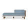 Catalina Outdoor Teak Chaise Lounge