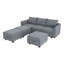 Canapé modulaire réversible en U-1378790013