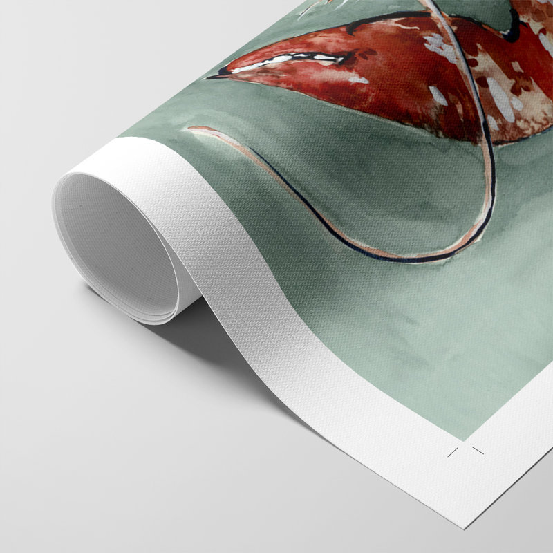 Aquatic Lobster II - Impression sur toile seulement - NON-CADRE, H 18 po x l 12 po
