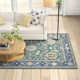 Frances Floral Handmade Tufted Wool Green Area Rug
