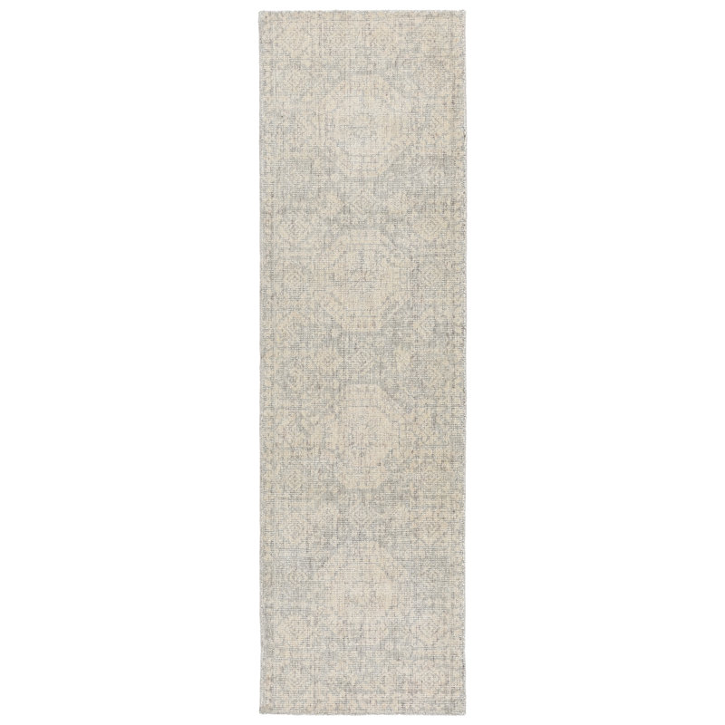 Tapis oriental en laine / coton tissé à la main Batul, Tapis de couloir 2 pi 3 po x 8 pi