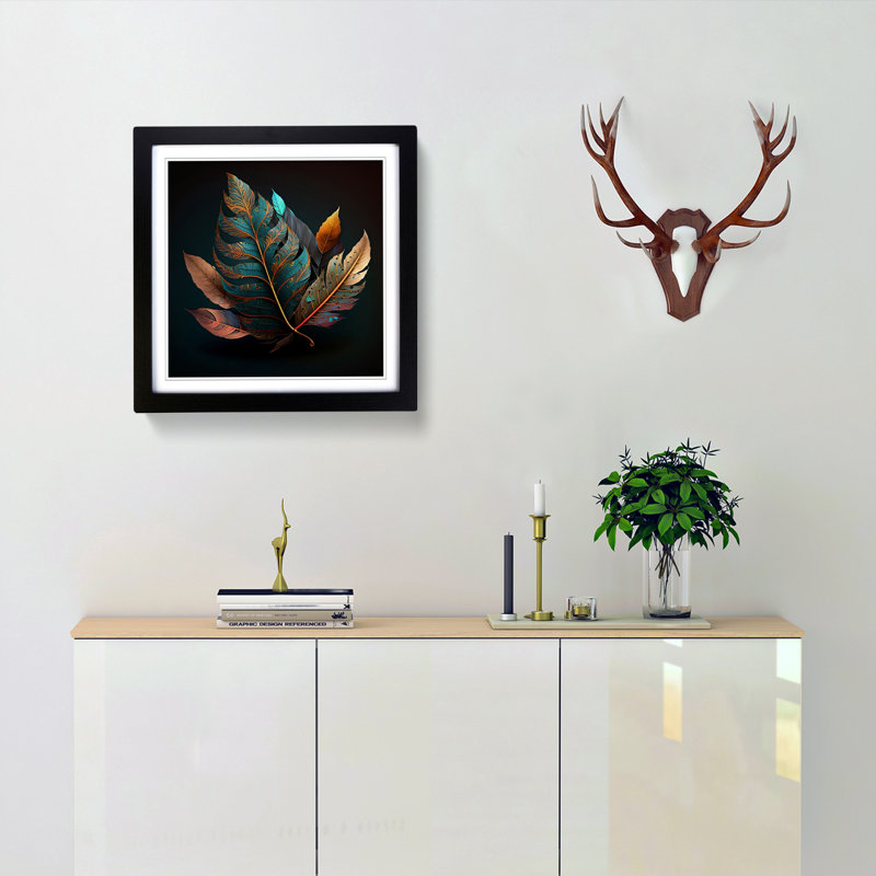Leaf Boho - Framed Print