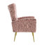 Fauteuil d'appoint rembourré en velours-84552759