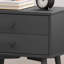 Table de chevet moderne et élégante en MDF Mid-Century