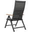 Chaises de patio pliantes 2 pièces avec structure en aluminium, dossier réglable
