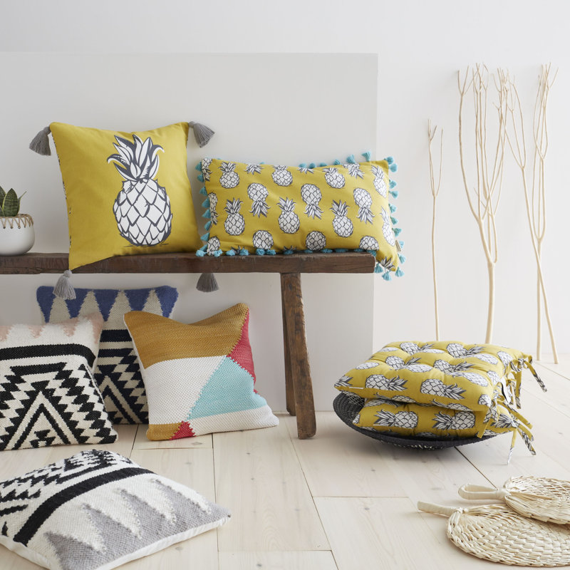 Sacaton Geometric Square Cushion