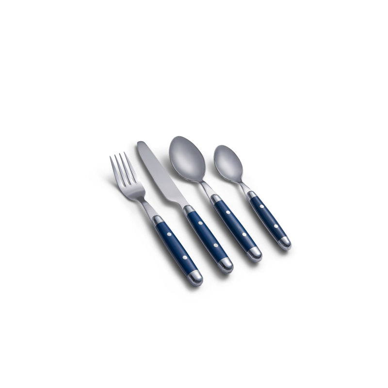 Ensemble de couvert de 16 pièces pour 4 personnes Jubilee, Bleu