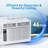Babevy 6000 BTU Wi-Fi Connected Window Air Conditioner with Remote Included