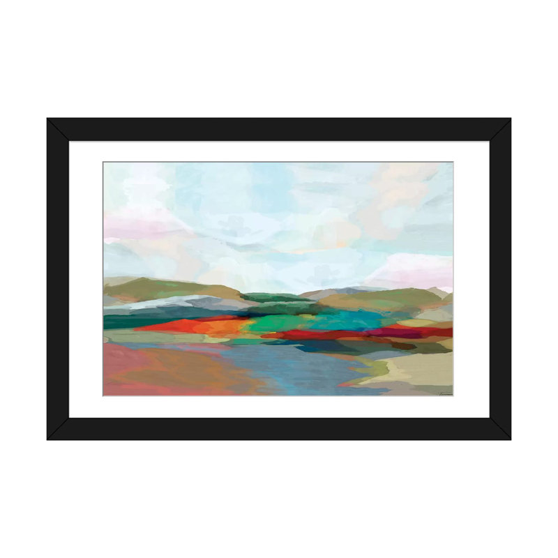 « strates iv », impression sur toile, Papier d'art encadré noir, Blanc, H 24 po x l 32 po x P 1 po