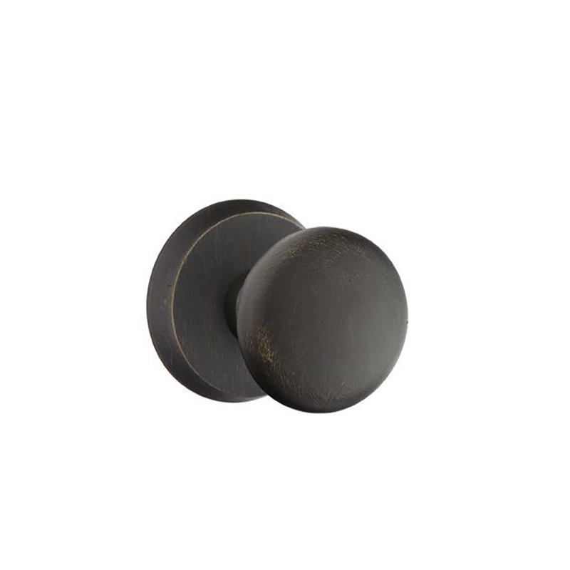 Privacy Winchester Knob with # 2 Rose, Medium Bronze